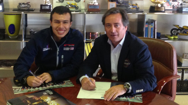 Oscar Tunjo si accorda con il Team Pons