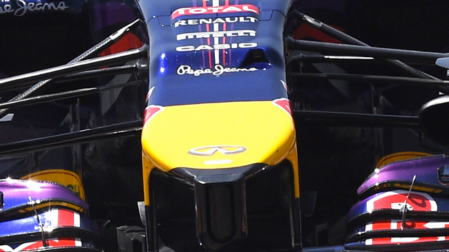 Red Bull: scalino più pronunciato sul muso