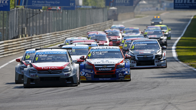 Salzburgring, Gara 1: Muller precede Coronel