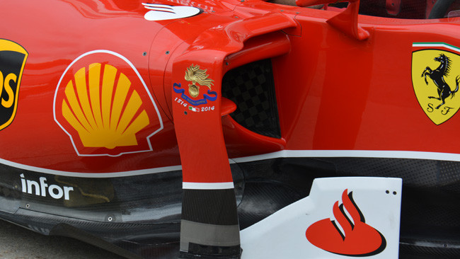 Ferrari: è diverso anche il deviatore di flusso