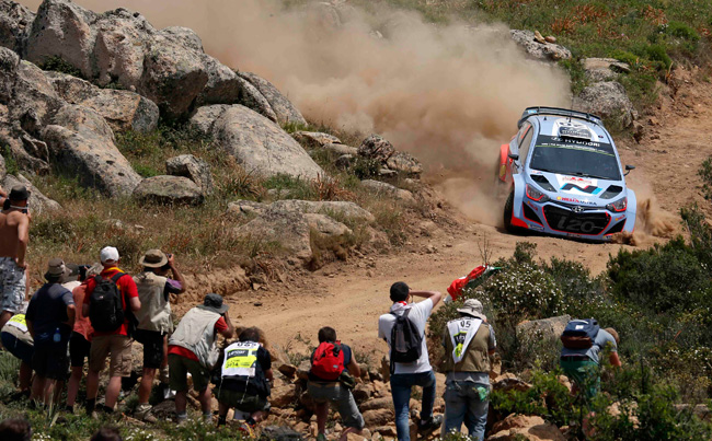 Neuville a Cala Flumini ha evitato la polvere
