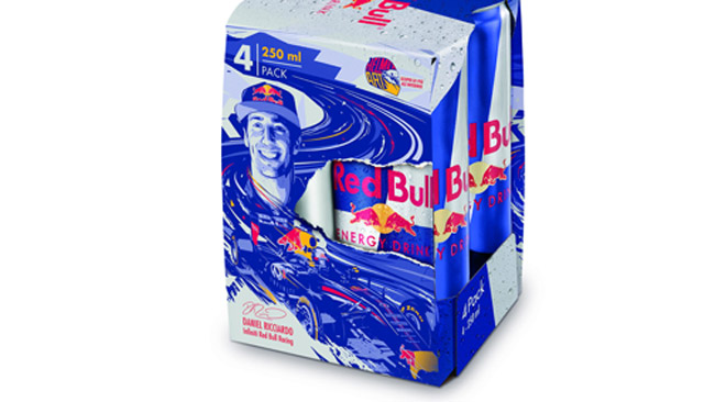 La Red Bull dedica la nuova confezione a Ricciardo
