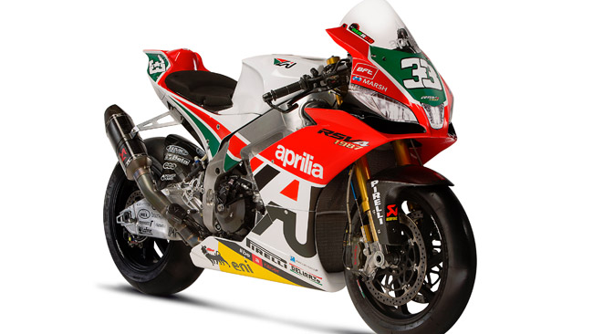L'Aprilia sfoggia una livrea retrò a Misano
