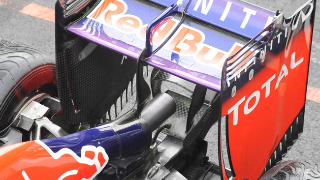La Red Bull assotiglia il mono pilone dell'ala