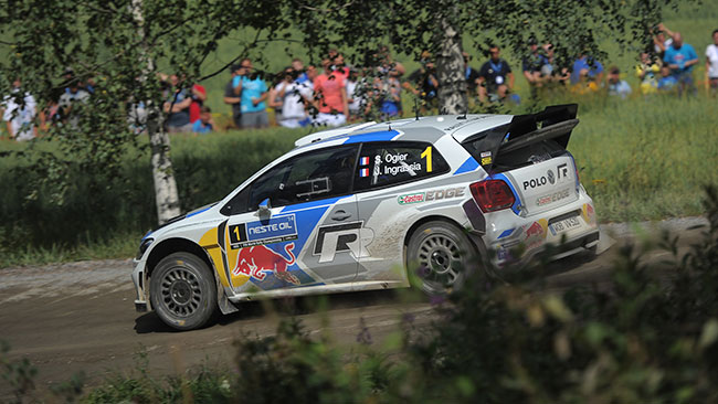 Finlandia, PS20: Latvala rallenta, Ogier si avvicina