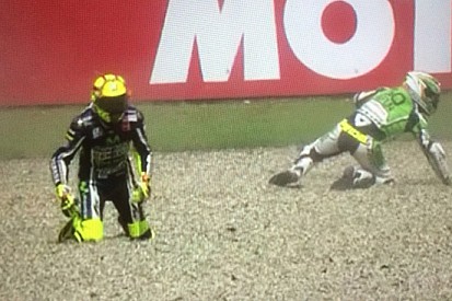 Brno, Libere 4: Valentino il più veloce, poi c'è la caduta