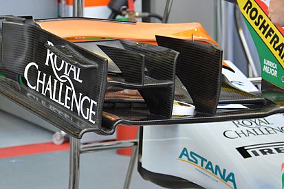 Force India: l'ala anteriore cerca più carico