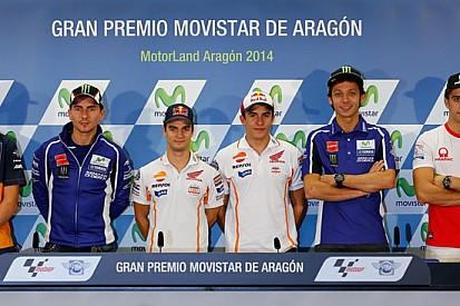 Aragon: è già sfida Honda-Yamaha in conferenza