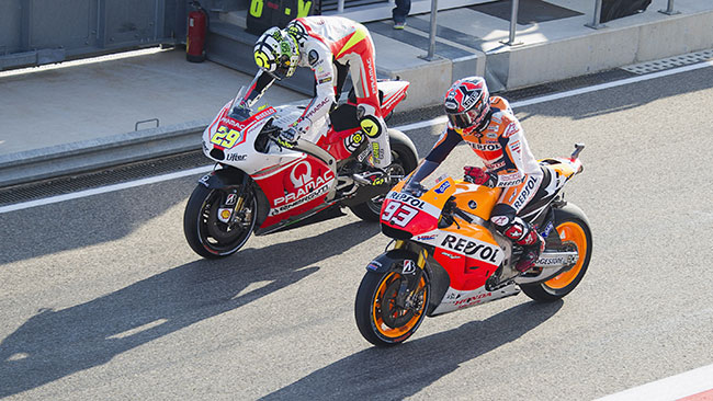 Marc Marquez teme solo l'arrivo del freddo