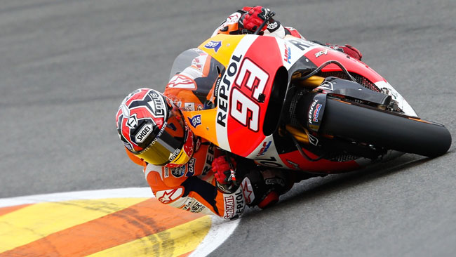 Valencia, Warm Up: Marquez si rimette davanti
