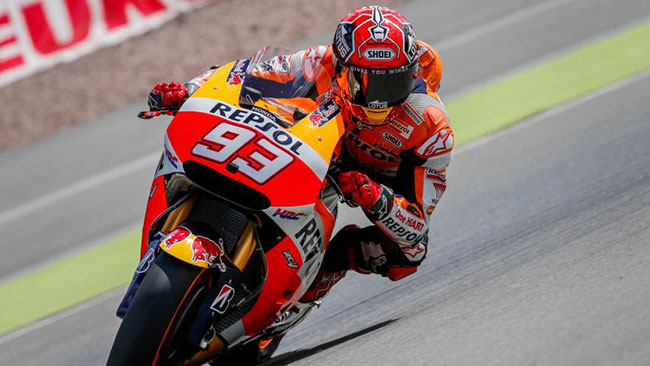 Sachsenring, Libere 2: brilla ancora Marquez