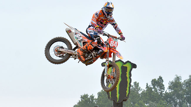 Jeffrey Herlings conquista le qualifiche a Maggiora