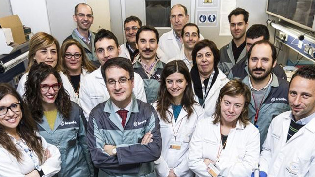 La Brembo studia anche delle pastiglie al cemento!