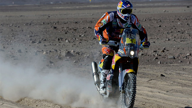 Dakar, Moto, Tappa 5: Coma piazza la sua zampata