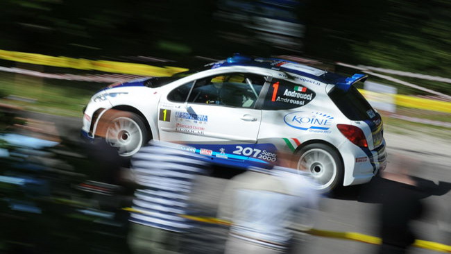 Andreucci vince con la Peugeot 207 il Rally del Friuli