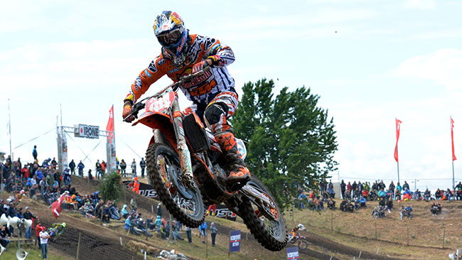 Jeffrey Herlings torna ed è già davanti nelle Libere