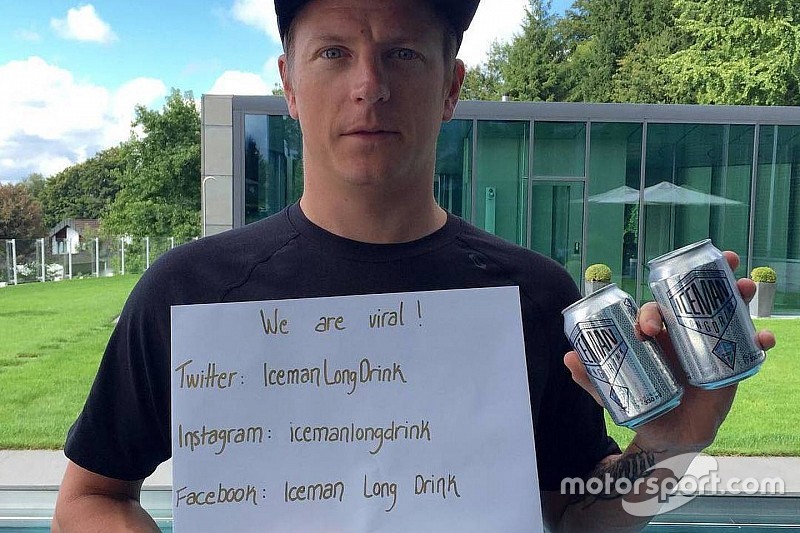 Raikkonen presenta bebida alcohólica llamada