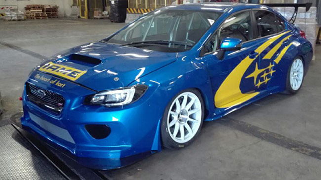 Spettacolare livrea per la Subaru WRX STI di Rangoni!