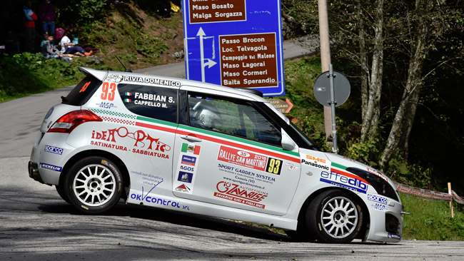 Suzuki Rally Cup: Cappello campione a San Martino