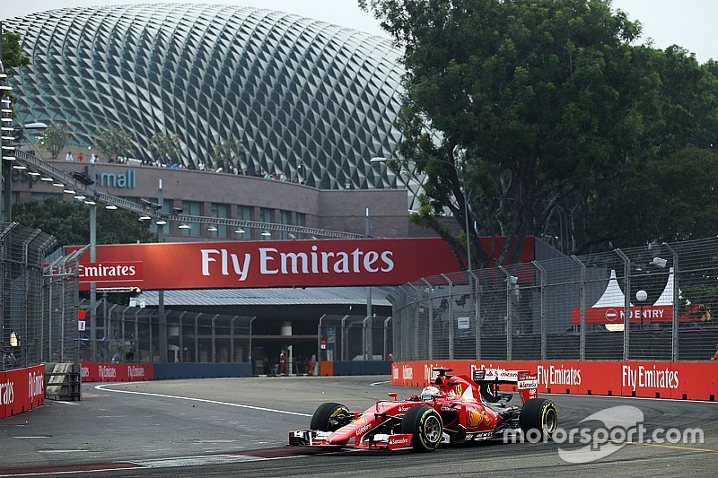 Singapore, Q2: Vettel il più veloce con un solo run