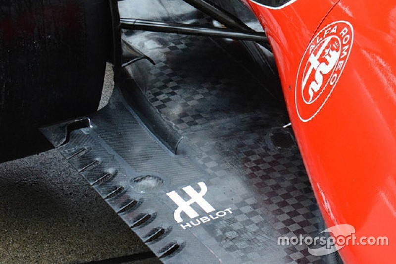 Ferrari: la brake duct funziona in sinergia con la bavetta