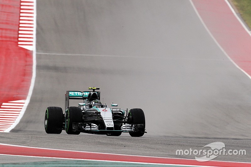 Austin, Libere 1: Rosberg fa il vuoto sul bagnato