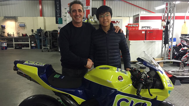 Il giapponese Okubo quarto pilota della Honda PTR