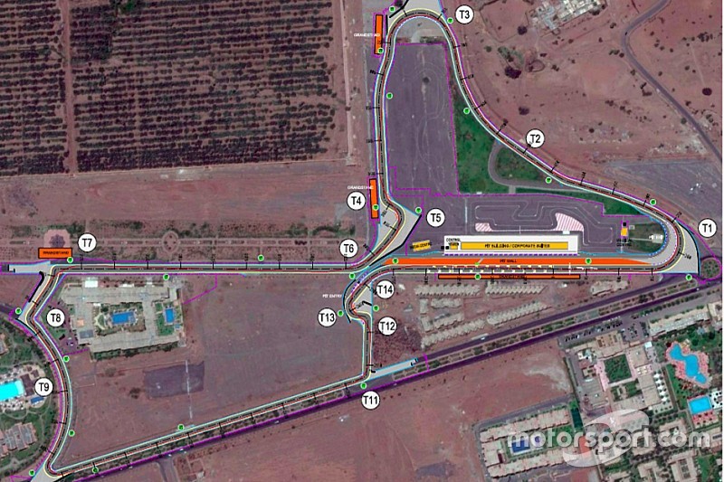 Modificato il tracciato di Marrakech