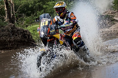 Jordi Viladoms festejó cumpleaños en pleno rally