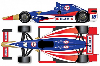 На машине IndyCar предложили разместить политическую антирекламу
