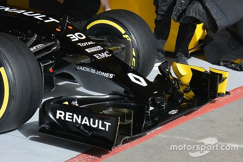 Renault evalúa un nuevo alerón delantero