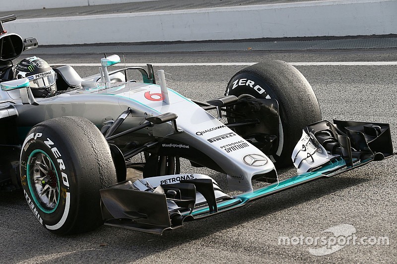 Mercedes usará una nueva nariz en tercer día de prácticas