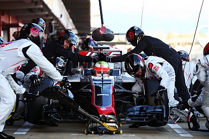 Steiner, feliz con el "mejor día" de pruebas para Haas