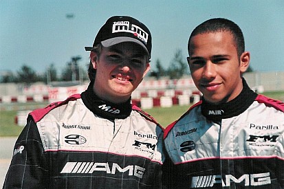 Lembranças de quando Hamilton e Rosberg eram amigos no kart