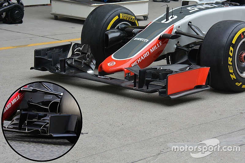 Formel-1-Technik: Neuerungen am Haas-Frontflügel