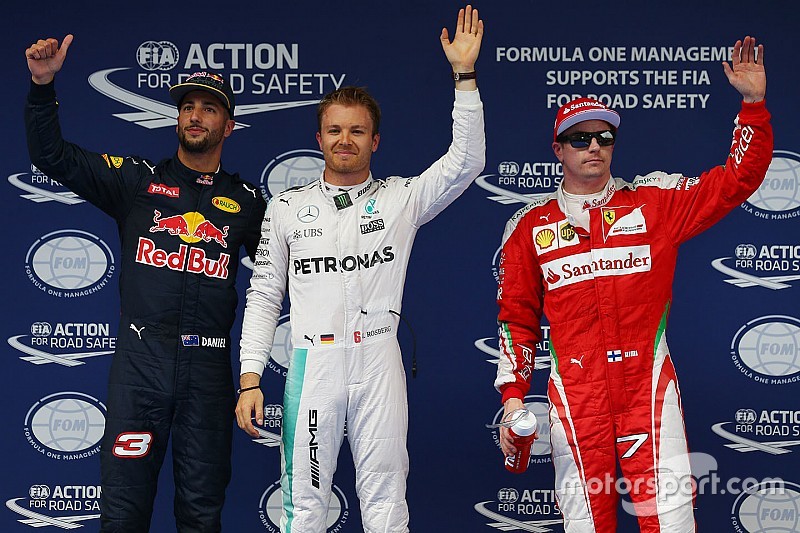 Grand Prix von China: Nico Rosberg holt die Pole-Position vor Daniel Ricciardo