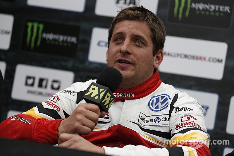 François Duval met supercar in WorldRX Mettet