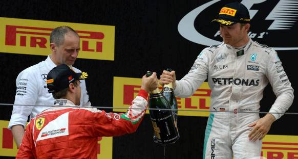 Rosberg: Ferrari aksilikler yüzünden gücünü gösteremedi