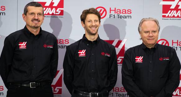 Grosjean Haas F1 ile çalışmalara başladı