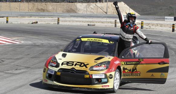Solberg, Lydden Hill'de kazanmayı başardı