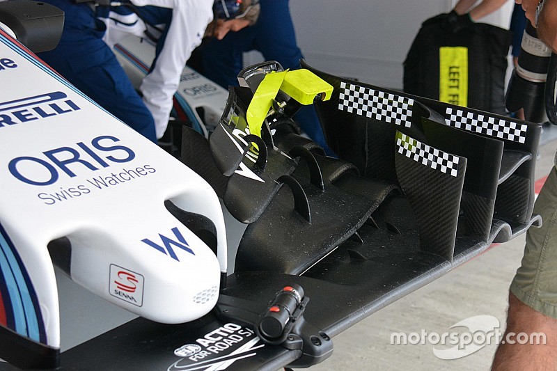 Formel-1-Technik: Flexibler Frontflügel am Williams FW38