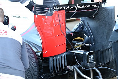 Haas: paratia con più frange e Monkey seat con tre elementi