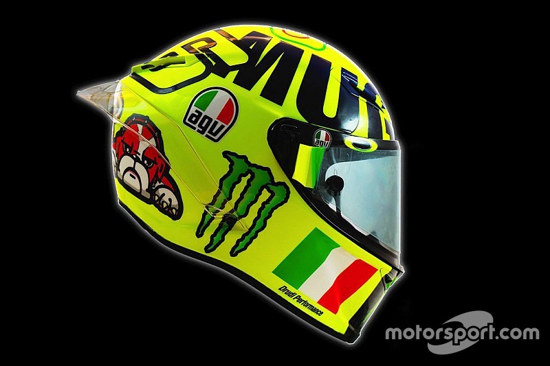 Rossi en Dovizioso presenteren Mugello-helm