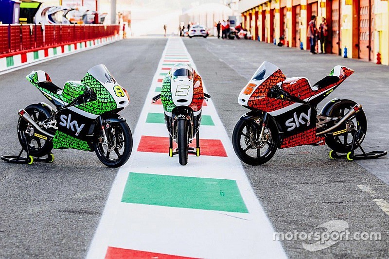 C'è il tricolore sulle KTM dello Sky Racing Team VR46 al Mugello