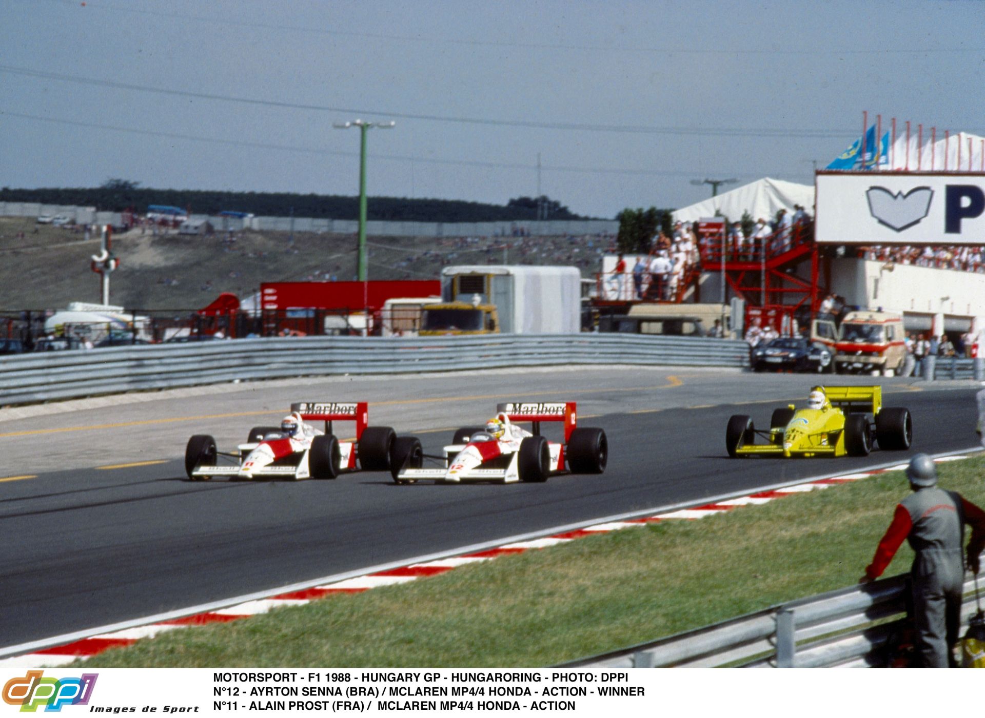 Ayrton Senna és Alain Prost csatája a Hungaroringen – 1988