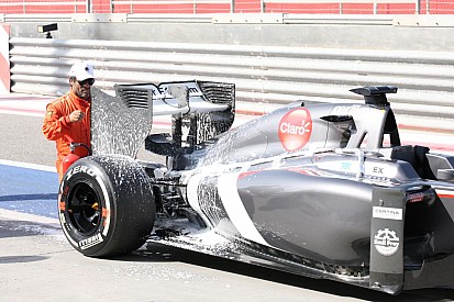 Sauber: Egyetlen egy megtett kör Bahreinben