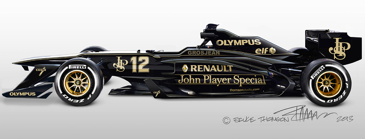Álmaid F1-es autója: Grosjean elképzelt verdája a Lotusnál