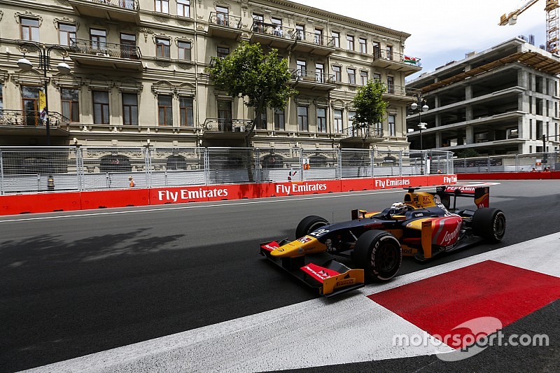 Bakú GP2: Giovinazzi firmó la pole; Canamasas, décimo