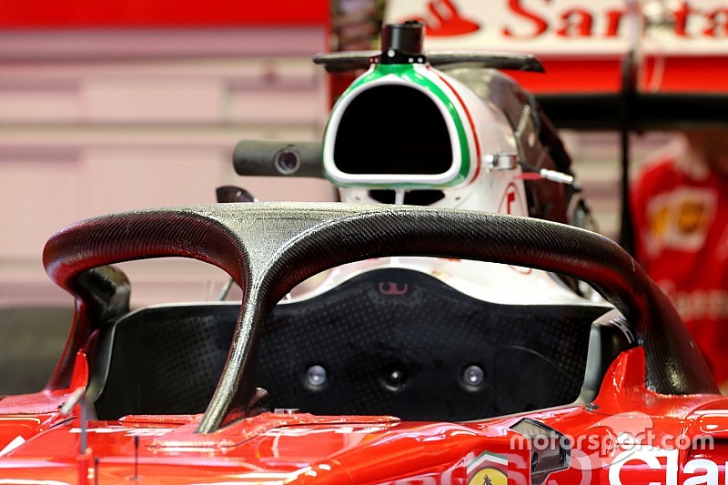 Ferrari's halo 2 verschijnt in het openbaar in Oostenrijk