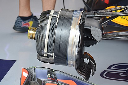 Breve análisis técnico: Red Bull RB12, diseño modular toma de frenos delantera